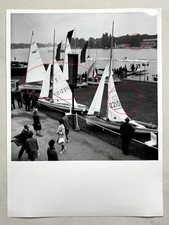Orig Foto DDR Segelboot Messe