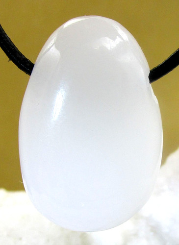 Schneequarz trommelstein - ,