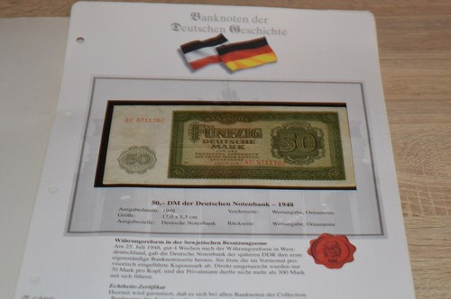 Deutsche mark 1948 der - 50,