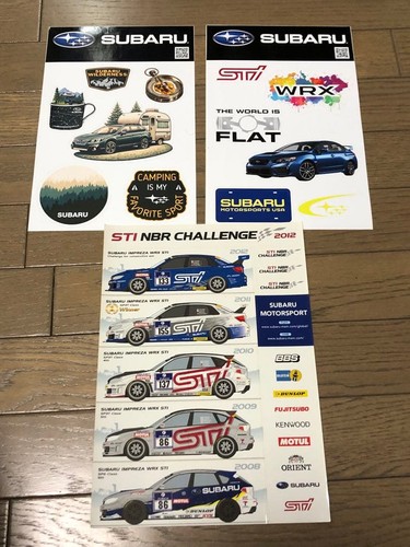 Subaru aufkleber set - aufkleber,