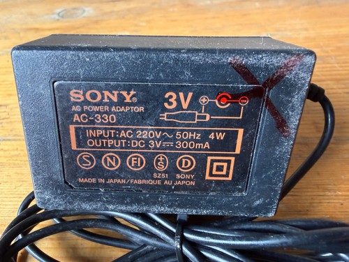 Sony 330 power adaptor - ac-330,