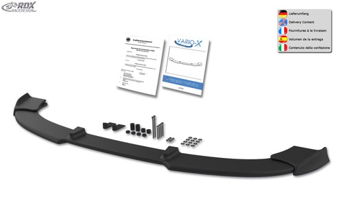 Rdx frontspoilerlippe vario - rdx, vario-x