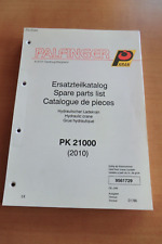 Ersatzteilliste Palfinger PK 21000 2010 Hydraulik Ladekran 1996 hydraulic crane
