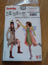 Burda Schnittmuster 2432 Indianerin, Elfe WIE NEU Karneval Fasching Kostüm
