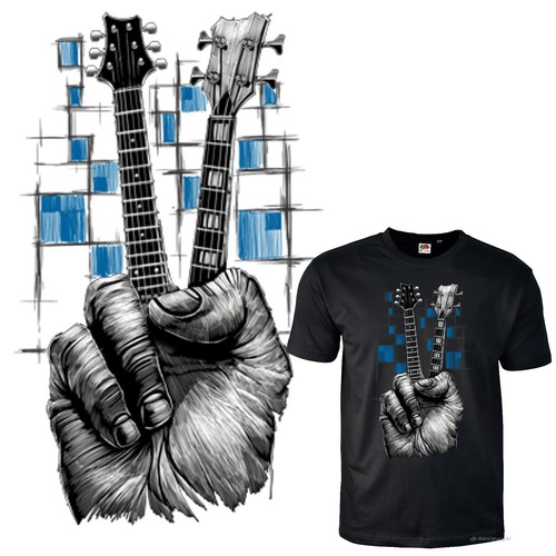 Gitarre shirt - gitarre, t-shirt