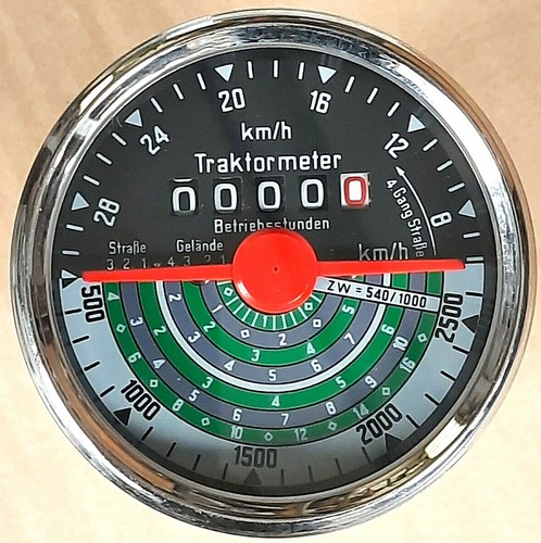 Traktormeter tacho bis h - 30, km/h