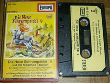 MC - DIE HEXE SCHRUMPELDEI  und der fliegende Teppich 9 - gelb/schwarze Kassette