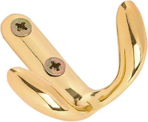 Garderobenhaken gold messing