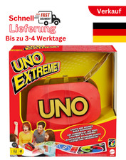 Mattel Games UNO Extreme, UNO Kartenspiel Für Die Familie, Mit Kartenwerfer, Rei