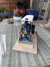 Wilesco D405 Dampftraktor - Blau