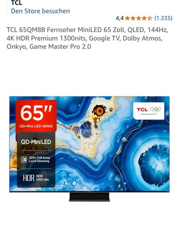 Tcl 65qm8b miniled - 65qm8b,