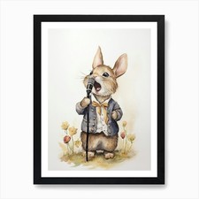 Hase singender Hase Drucke