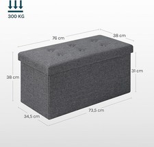 Woltu Sitzhocker Sitzbank mit