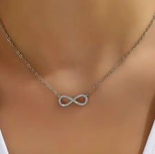 Damen Halskette Infinity