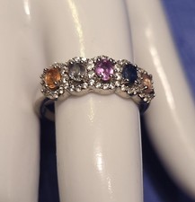925 SILBER MULTICOLOR RAINBOW