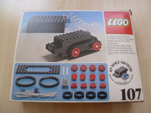 Lego 107 volt - 4,5, motor
