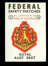 1 x Matchbox Label Australia