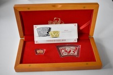 AV-VD Fiji 2018 1 + 5 Dollar Giant Panda Set 1 Gr. 999er Gold  + Zfk + Etui CF16