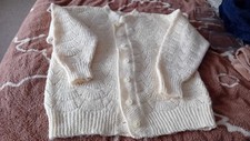 Damen Strickjacke / Handarbeit Gr. 38/40 selbst gestrickt  ( 8)