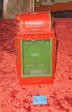 Dachbodenfund / Alte Handbemalte Metall Laterne /  "A. Sartorius" / Nr.37