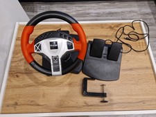 Lenkrad mit Pedalen N64 Pace Racing Wheel Speed Link Nintendo 64