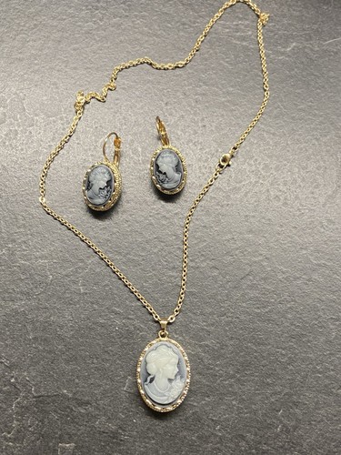 Gemme cameo schmuckset kette - cameo,