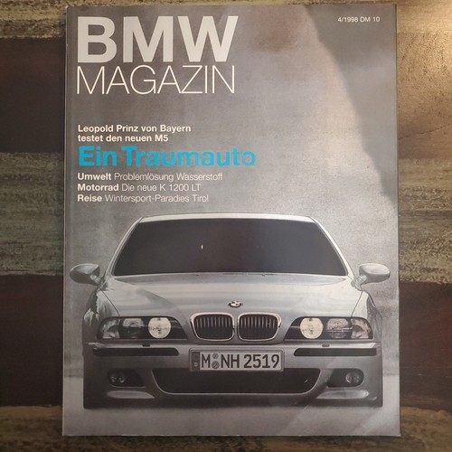 Bmw magazin 1998 neuer m5 - bmw,