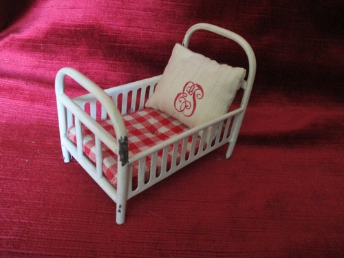 Puppenbett puppenstube metall - puppenbett,