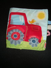HABA Stoffbuch Traktor/ Bauernhof  Entdeckerbuch Rassel +++