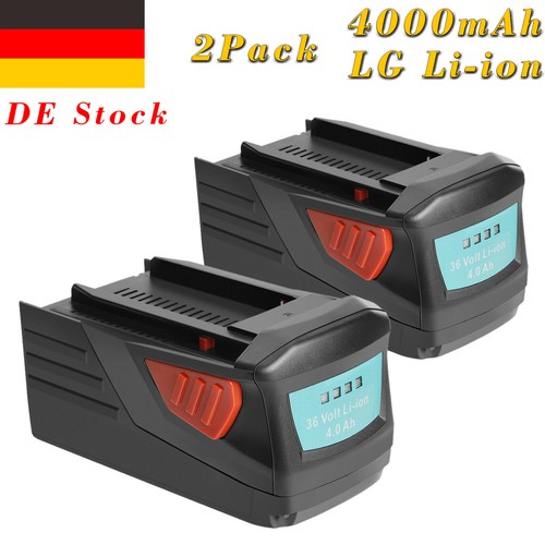 36v 4000mah ion akku - 2x, li-ion