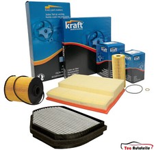 KRAFT Inspektionspaket Filtersatz für Mercedes C Klasse W202 C200 CDI C220 CDI