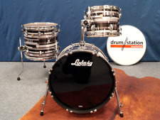 Ludwig USA Classic Maple Shellset in "Digital Black Sparkle"- 20, 12, 15"