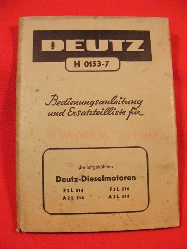 Deutz 0153 dieselmotor - h, 0153-7