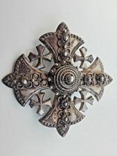 Silber 800  Kreuz Jerusalem