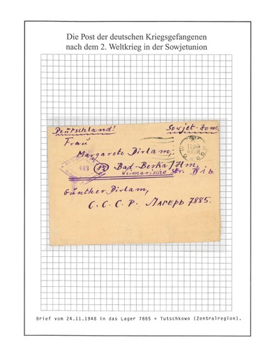 Kriegsgefangenenpost brief - kriegsgefangenenpost, in