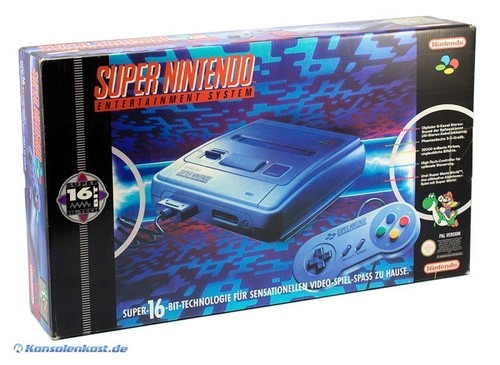 Snes konsole 16bit - -, +