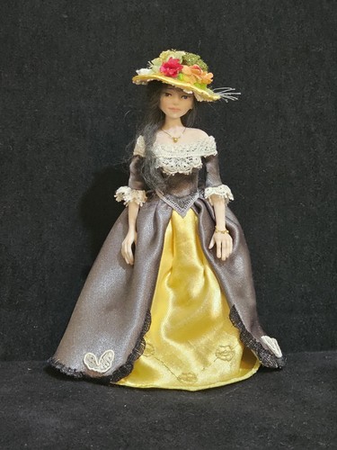 Ooak miniatur puppenhaus frau - miniatur,