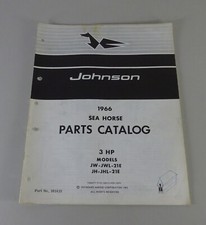 Teilekatalog OMC Johnson Outboards / Außenborder 3 PS Models von 1966