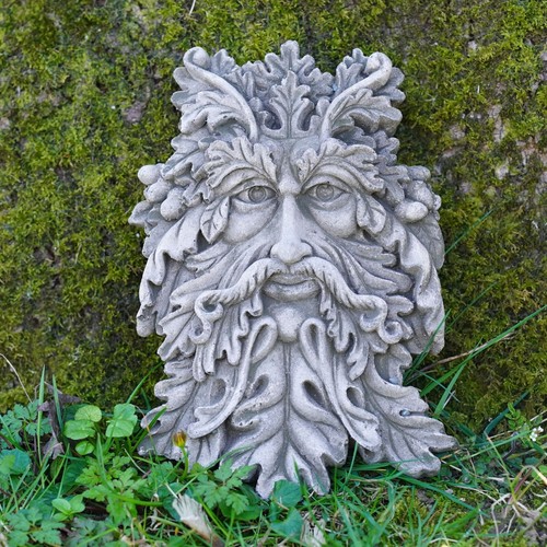Druide greenman stein plakette - stein,