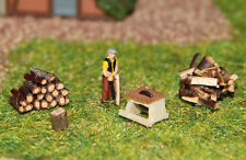 Kreissäge, Brennholzstapel