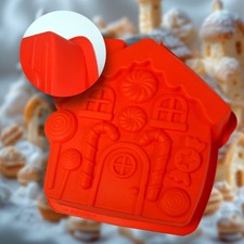 Silikonbackform Haus Kuchen