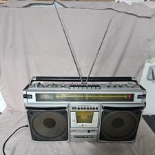 Sharp GF-8585 Vintage Boombox Radio Cassette Player Ghettoblaster