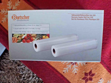 bartscher vakuumfolienrollen set 220, Breite 22cm, Länge 5m