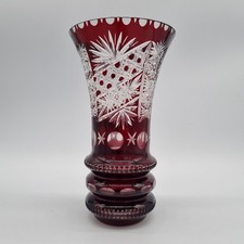 Egermann rubinrote glasvase - egermann,