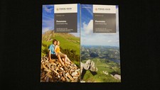 2 x Landkarte, Panoramakarte Region Fribourg, Schweiz Ausg. 2011-2013, 2014-2016