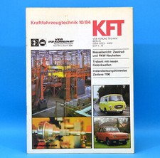 DDR KfT Kraftfahrzeugtechnik 10 1984 MZ ETZ 125/150 Honda VT 500 E Mazda 626 L
