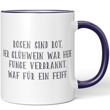 Rosen Rot, der Glühwein war