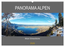 Panorama Alpen (Wandkalender 2026 DIN A2 quer), CALVENDO Monatskalender Kalender