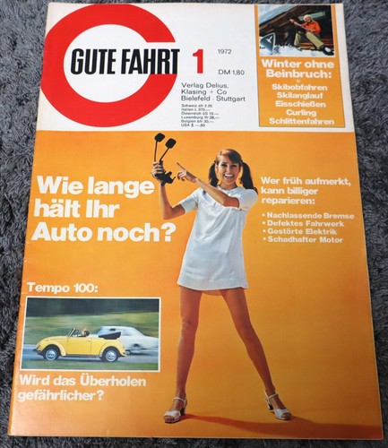 Gute fahrt 1972 bus - fahrt, vw