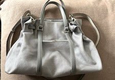 HOGAN Leder Tasche/ Bag silber